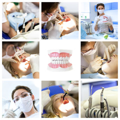 Dentist collage