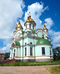 Fototapeta na wymiar Temple of St. Sergius of Radonezh