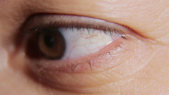 Attractive  woman eye close up