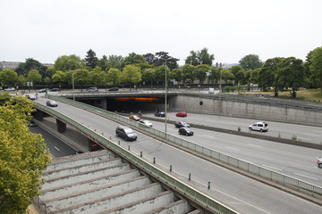 Boulevard périphérique à Paris