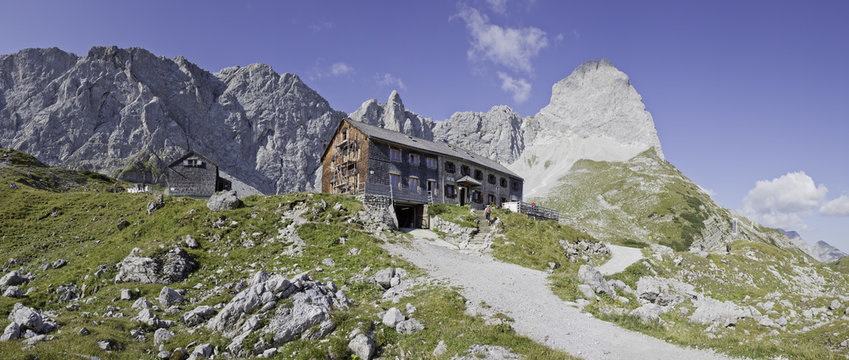 Wanderung zur Lamsenjochh&uuml;tte im Karwendelgebirge