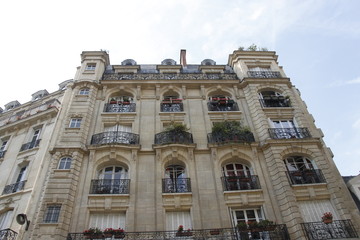 Fototapeta na wymiar Immeuble à Paris