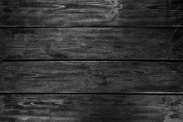 Rolgordijnen Zwarte houten achtergrond © George Dolgikh