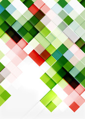 Square shape mosaic pattern design. Universal modern composition