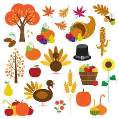  Thanksgiving icons clipart graphics