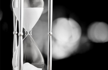 Hourglass, Time, Glass.