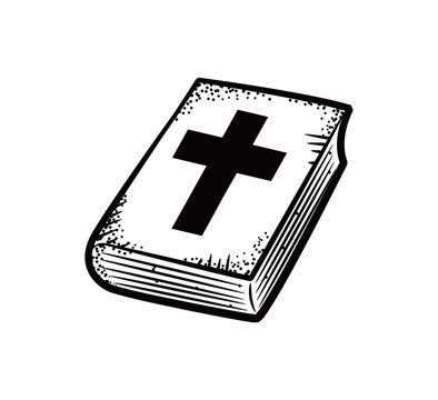 Holy Bible in doodle style