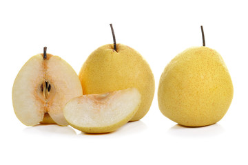 pear isolated on white background.