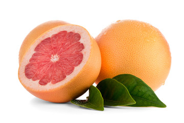 Ripe red grapefruit