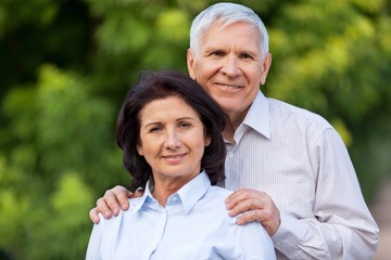 Obraz premium Latin American and Hispanic Ethnicity, Couple, Senior Adult.