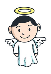 cute angel cartoon