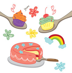 cupcake doodle