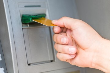 ATM, Credit Card, Currency.
