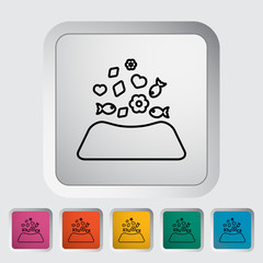 Fototapeta premium Animal bowl