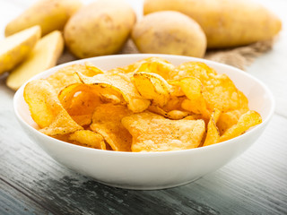 Kartoffelchips - potato crisps