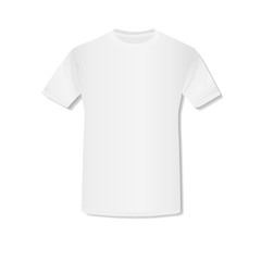 White, t-shirt, vector
