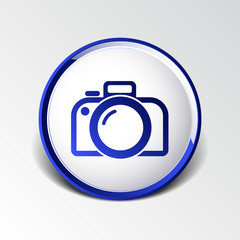 photo camera icon vector symbol photography vibrant 