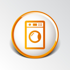 washing machine icon laundromat vector clothing electric clear 