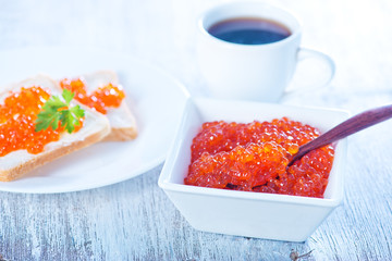 salmon caviar