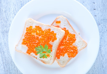 salmon caviar