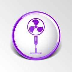 wind turbine icon vector sign cooler rotation