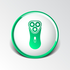 electric shaver razor icon symbol vector illustration