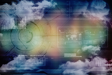 digital business background