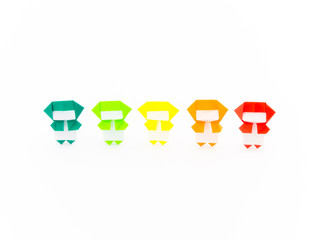 Colorful Origami Ninja