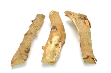 firewood isolated on a white background