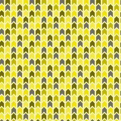 Vector yellow chevron seamless pattern