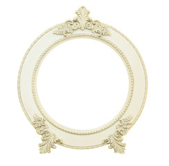 Classic and Vintage frame isolated on white background