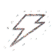 group  people  shape  lightning