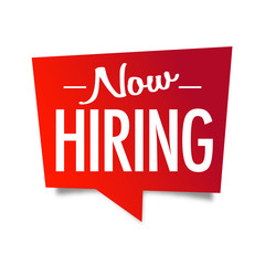 Now hiring