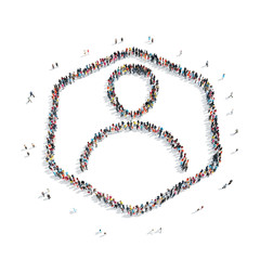 group  people  shape  man