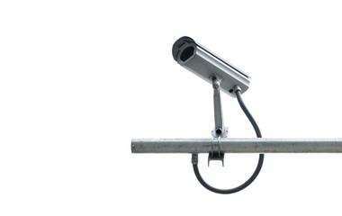 Security camera(CCTV) isolated on white background