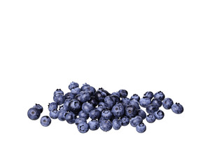 Fresh blueberry isolated on white background