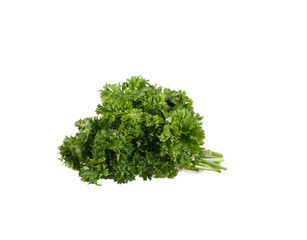 parsley isolated on white background