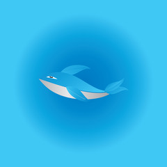 creative fish vector illustration 