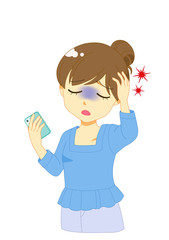 スマートフォン　頭痛