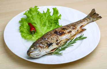 Grilled trout