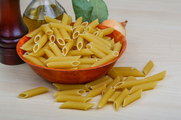 Raw penne