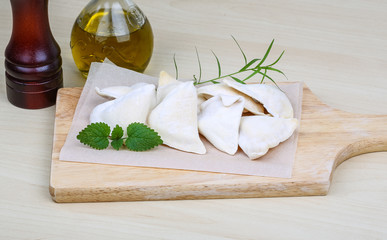 Raw potato dumplings