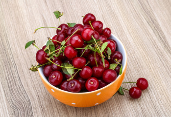 Cherry in the bowl