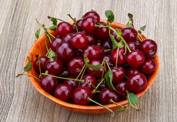 Cherry in the bowl