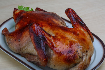 Roasted duck
