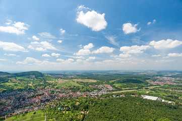 Fototapeta na wymiar Neuffen im Landkreis Esslingen