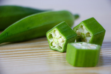 Fresh okra