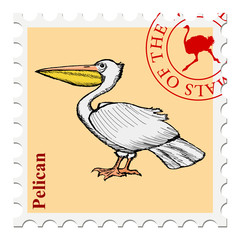 stamp with animal
