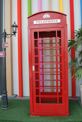 Obraz premium Telephone booth