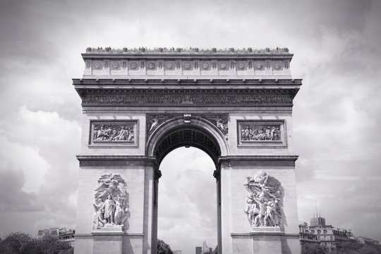 Fototapeta Paris black and white